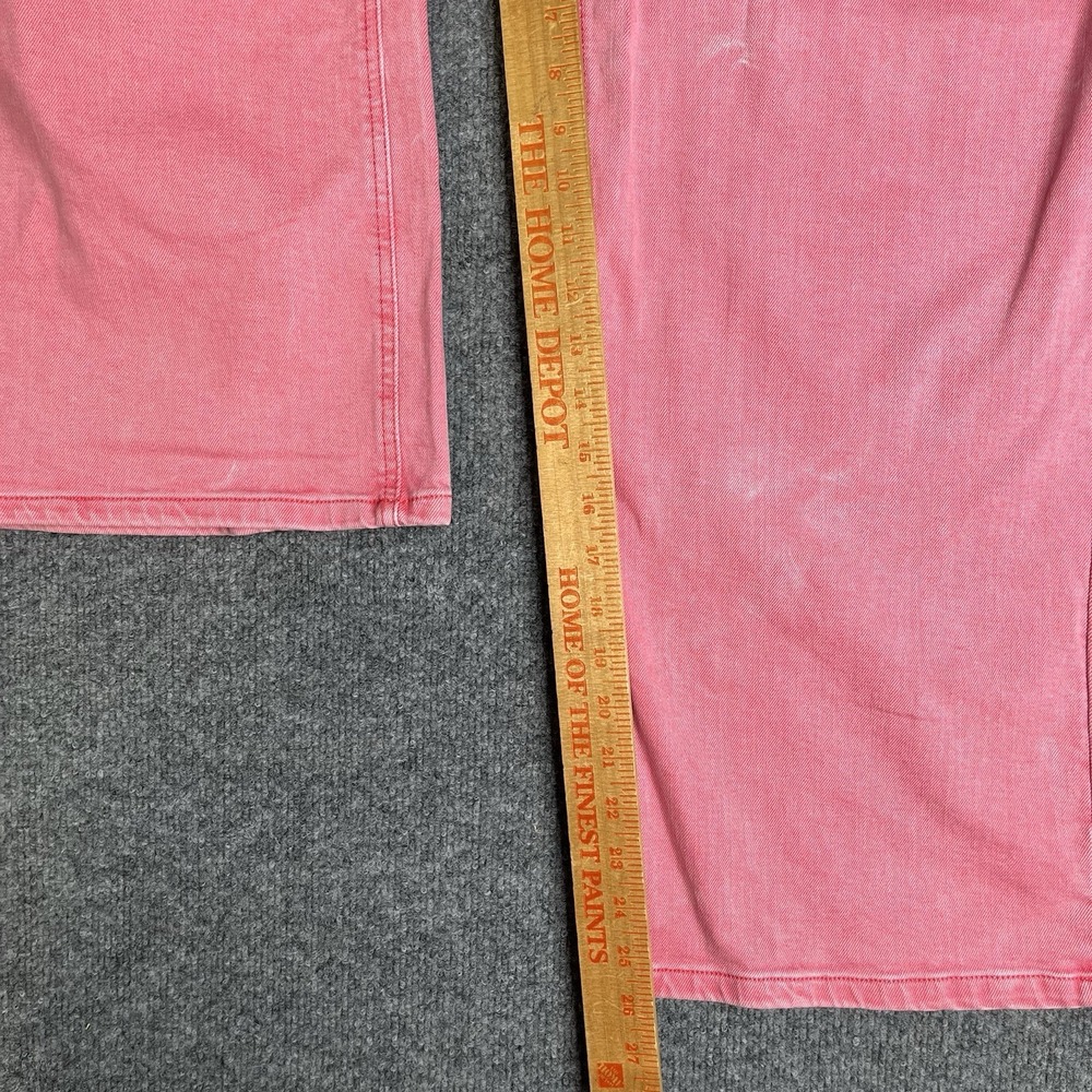 Gap Denim High Rise Wide Leg Crop Jeans Women Size 10/30R Pink Chic - Picture 3 of 8